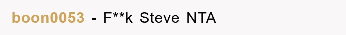 boon0053 - F**k Steve NTA