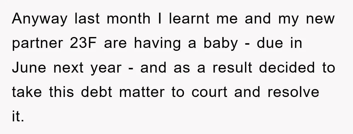 Anyway last month I learnt me and my new partner 23F are having a baby - due in June next year - and as a result decided to take this...