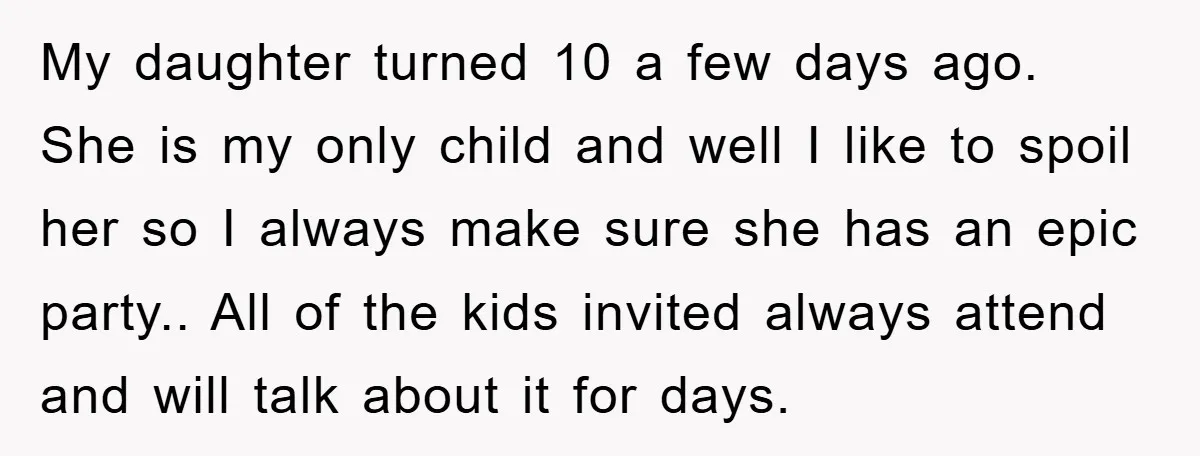My daughter turned 10 a few days ago. She is my only child and well I like to spoil her so I always make sure she has an epic party.....