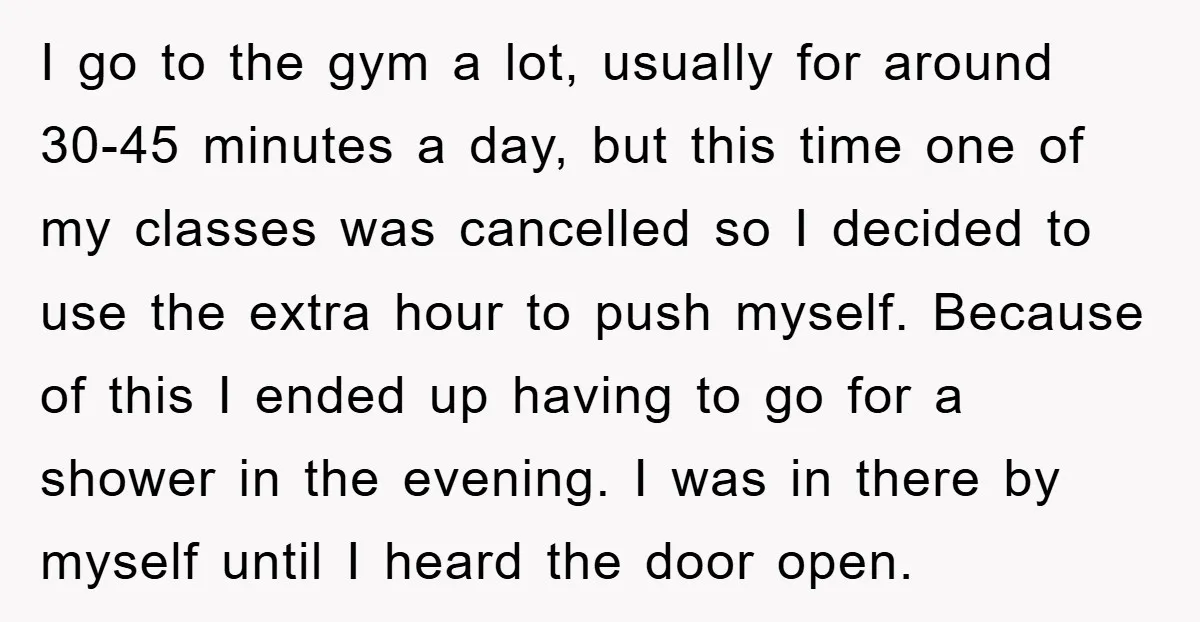 I go to the gym a lot, usually for around 30-45 minutes a day, but this time one of my classes was cancelled so I decided to use the extra...