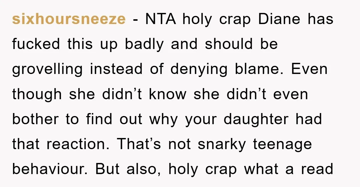 sixhoursneeze − NTA holy crap Diane has fucked this up badly and should be grovelling instead of denying blame. Even though she didn’t know she didn’t even bother to find...