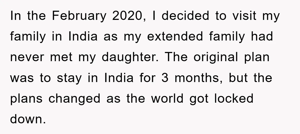 In the February 2020, I decided to visit my family in India as my extended family had never met my daughter. The original plan was to stay in India for...