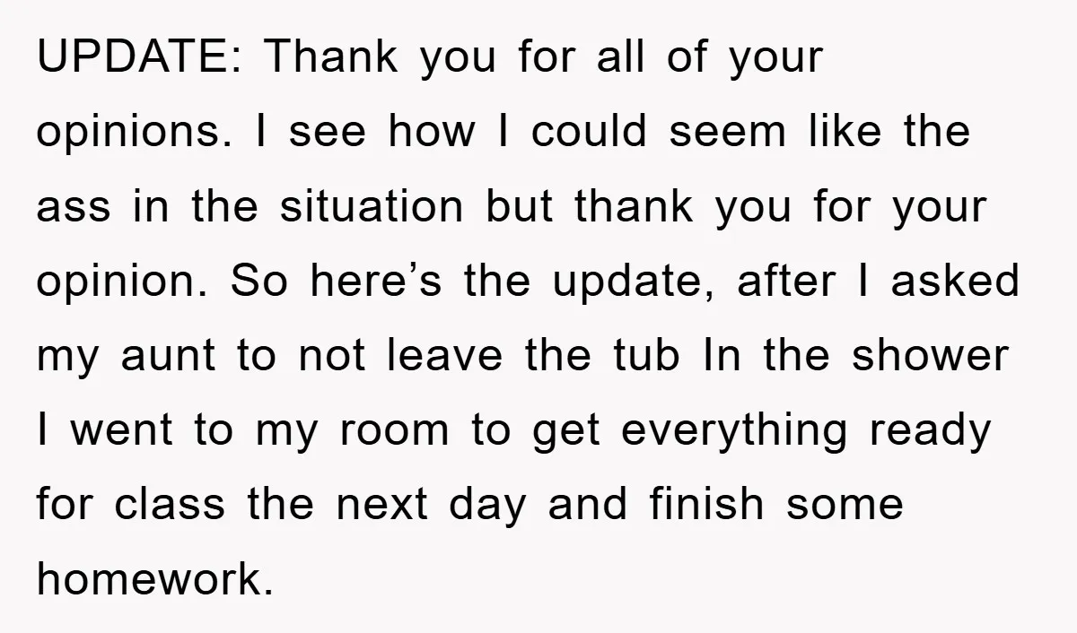 UPDATE: Thank you for all of your opinions. I see how I could seem like the ass in the situation but thank you for your opinion. So here’s the update,...