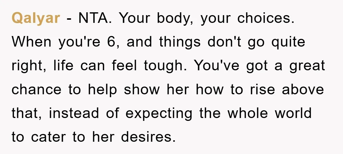 Qalyar − NTA. Your body, your choices. When you're 6, and things don't go quite right, life can feel tough. You've got a great chance to help show her how...