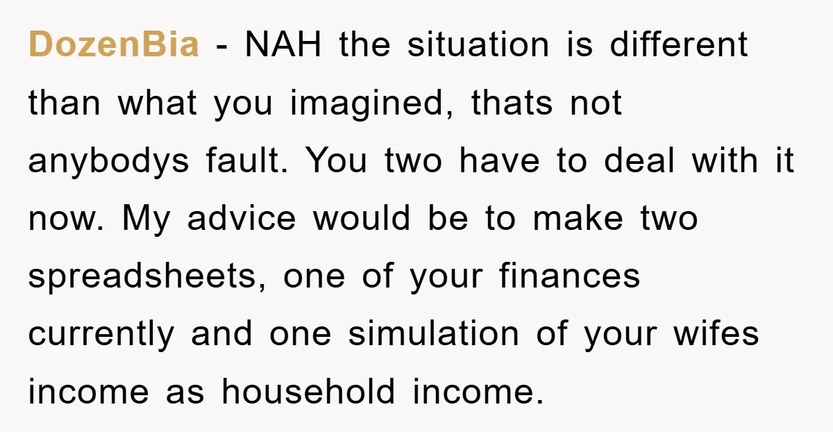 DozenBia − NAH the situation is different than what you imagined, thats not anybodys fault. You two have to deal with it now. My advice would be to make two...