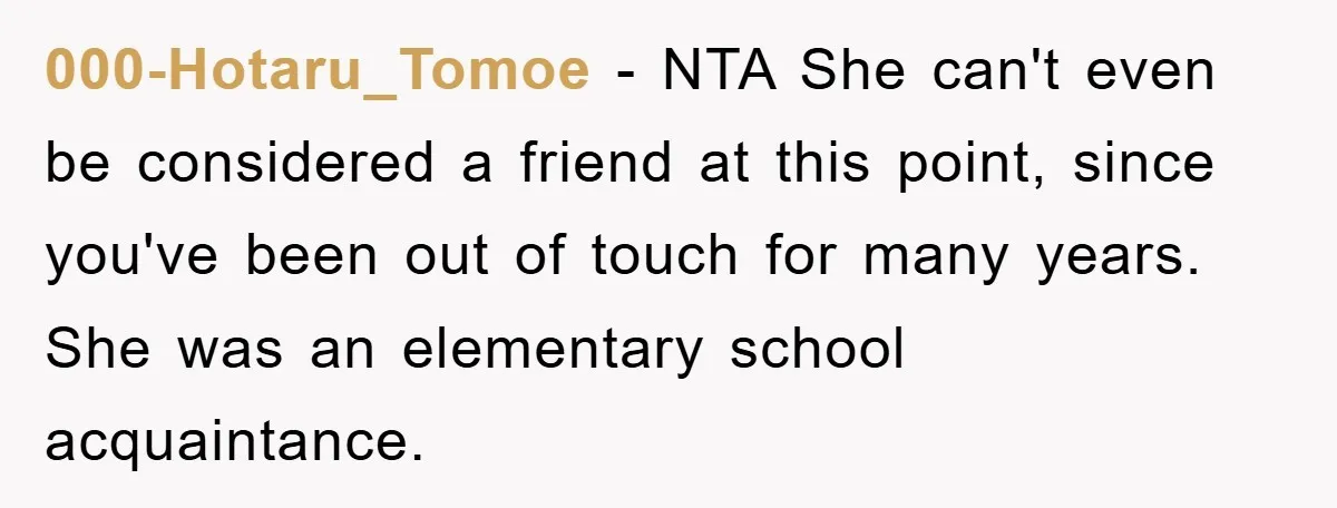 000-Hotaru_Tomoe − NTA She can't even be considered a friend at this point, since you've been out of touch for many years. She was an elementary school acquaintance.
