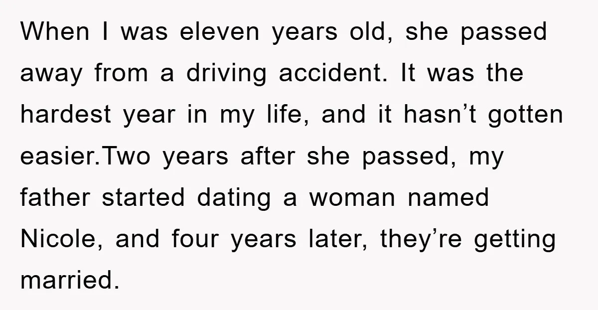 When I was eleven years old, she passed away from a driving accident. It was the hardest year in my life, and it hasn’t gotten easier.Two years after she passed,...