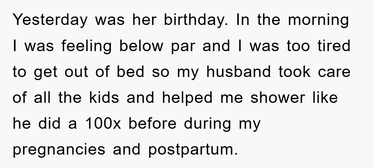 Yesterday was her birthday. In the morning I was feeling below par and I was too tired to get out of bed so my husband took care of all the...