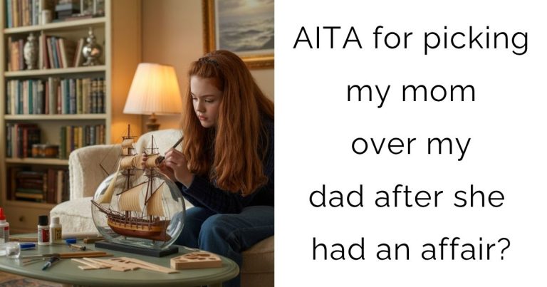 AITA for picking my mom over my dad after she had an affair?