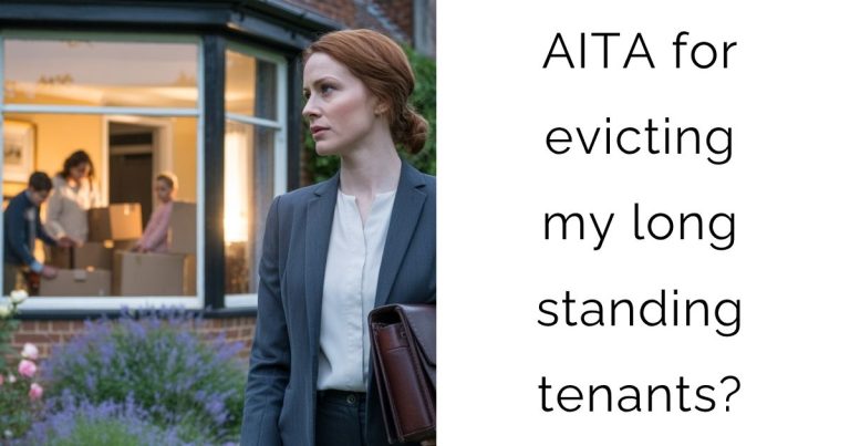 AITA for evicting my long standing tenants?