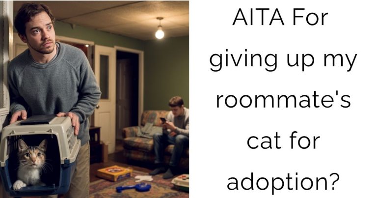 AITA For giving up my roommate’s cat for adoption?