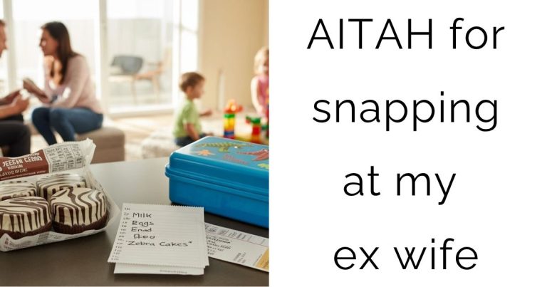 AITAH for snapping at my ex wife for eating one of the kids’ lunch treats?