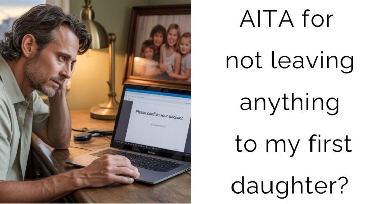 AITA for not leaving anything to my first daughter?