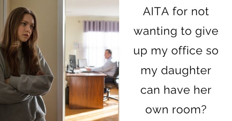 AITA for not wanting to give up my office so my daughter can have her own room?