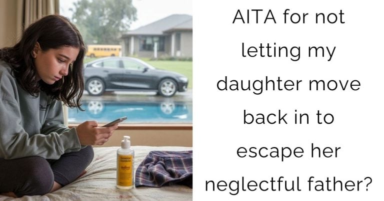 AITA for not letting my daughter move back in to escape her neglectful father?