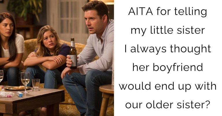 AITA for telling my little sister I always thought her boyfriend would end up with our older sister?