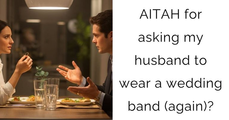 AITAH for asking my husband to wear a wedding band (again)?
