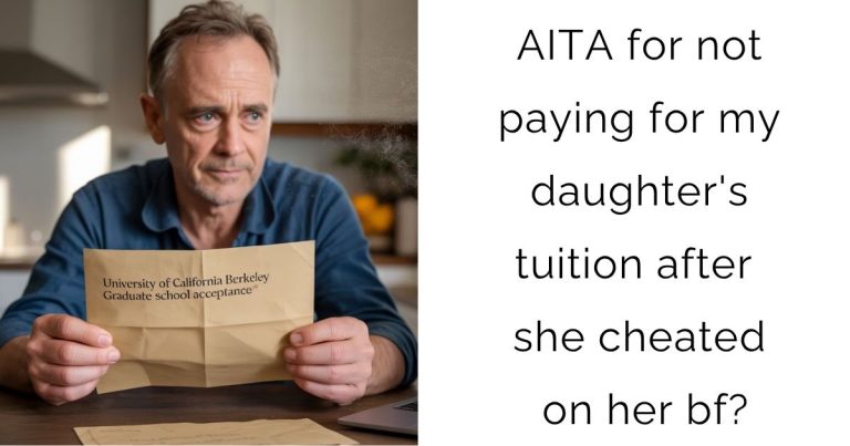 AITA for not paying for my daughter’s tuition after she cheated on her bf?
