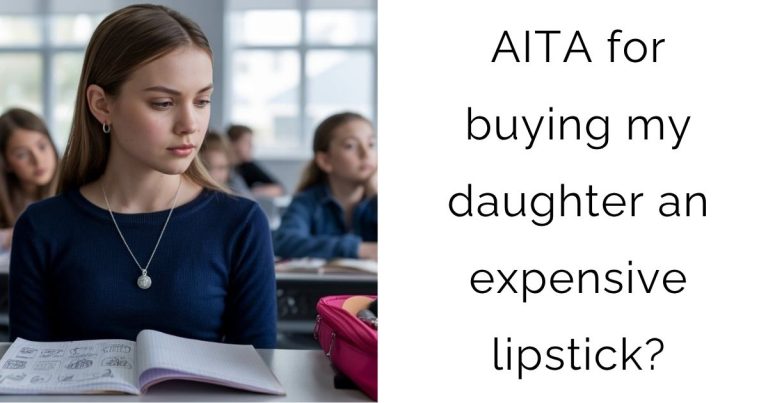 AITA for buying my daughter an expensive lipstick?