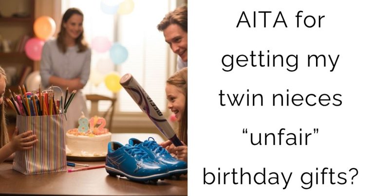 AITA for getting my twin nieces “unfair” birthday gifts?