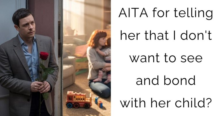 AITA for telling her that I don’t want to see and bond with her child?