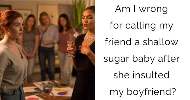 Am I wrong for calling my friend a shallow sugar baby after she insulted my boyfriend?