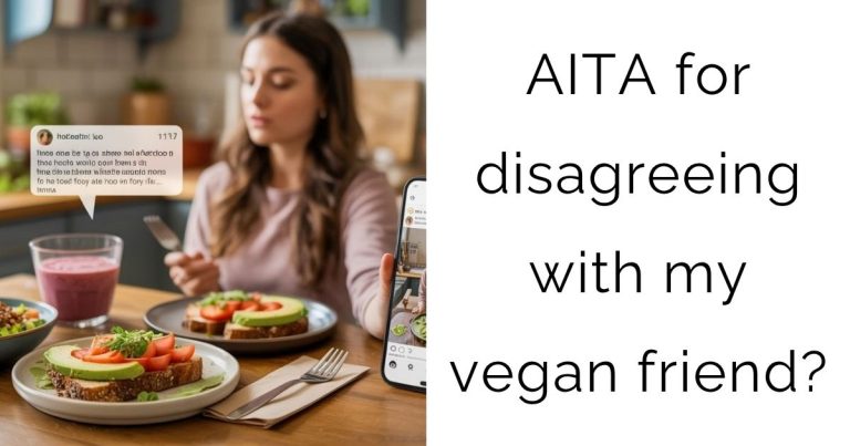 AITA for disagreeing with my vegan friend?