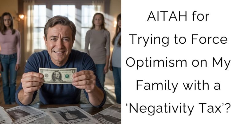 AITAH for Trying to Force Optimism on My Family with a ‘Negativity Tax’?