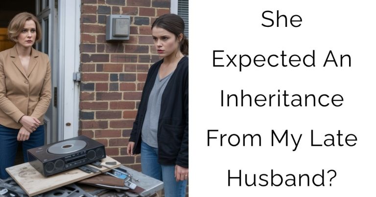 She Expected An Inheritance From My Late Husband?