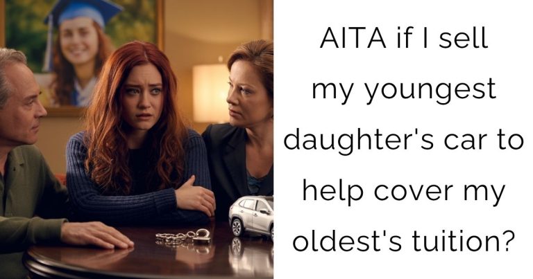 AITA if I sell my youngest daughter’s car to help cover my oldest’s tuition?