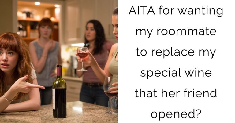 AITA for wanting my roommate to replace my special wine that her friend opened?