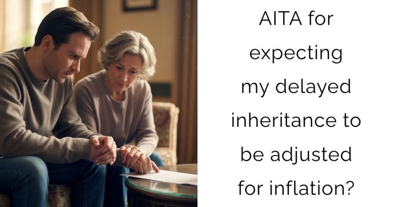 AITA for expecting my delayed inheritance to be adjusted for inflation?