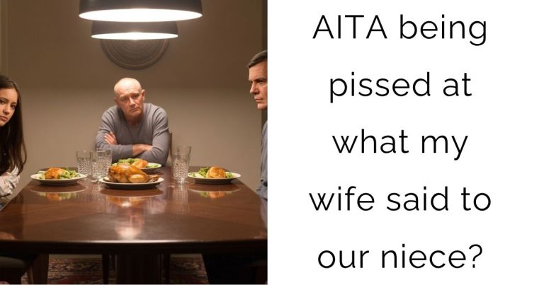 AITA being pissed at what my wife said to our niece?