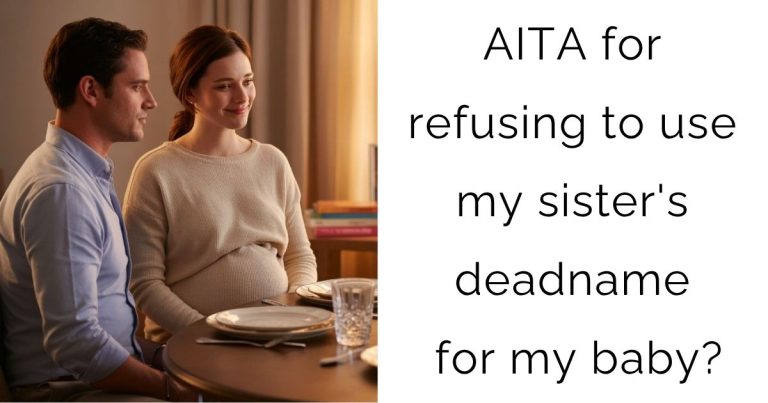 AITA for refusing to use my sister’s deadname for my baby?