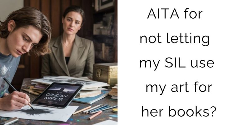 AITA for not letting my SIL use my art for her books?