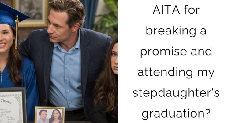 AITA for breaking a promise and attending my stepdaughter’s graduation?