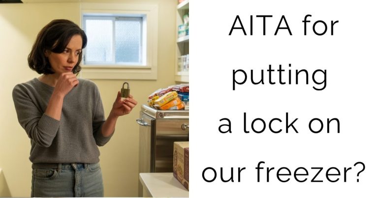 AITA for putting a lock on our freezer?