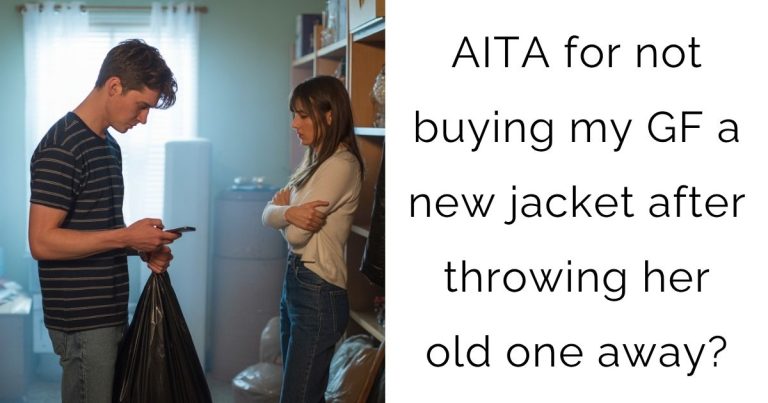 AITA for not buying my GF a new jacket after throwing her old one away?