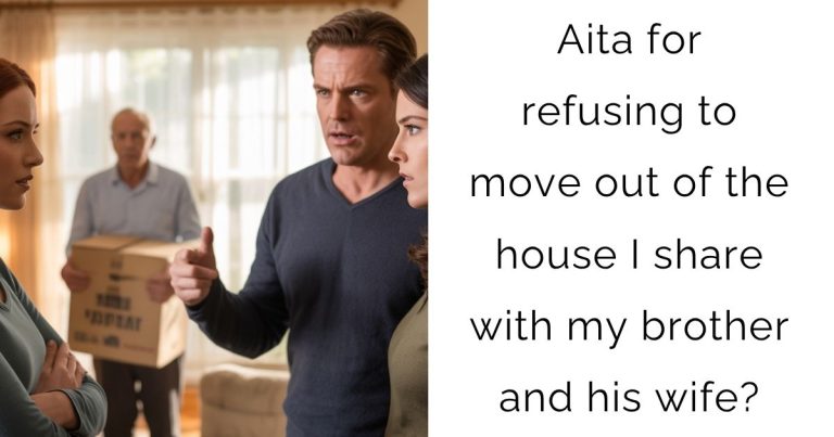 Aita for refusing to move out of the house I share with my brother and his wife?