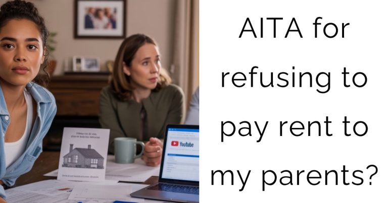 AITA for refusing to pay rent to my parents?