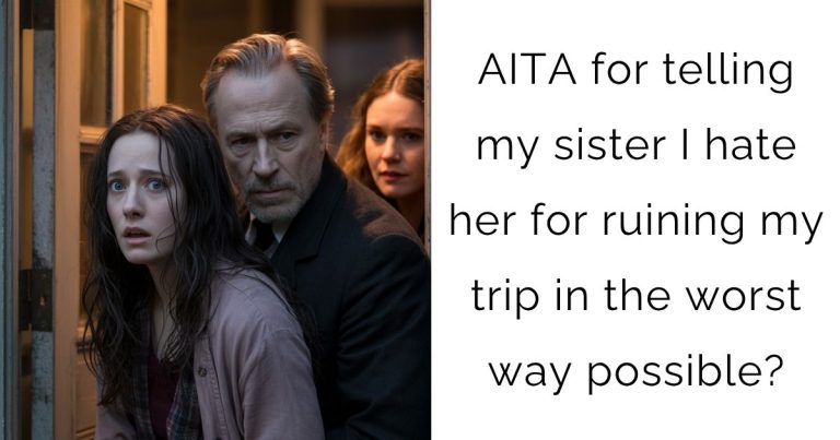 AITA for telling my sister I hate her for ruining my trip in the worst way possible?