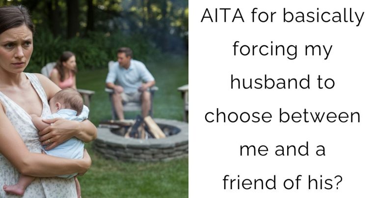 AITA for basically forcing my husband to choose between me and a friend of his?