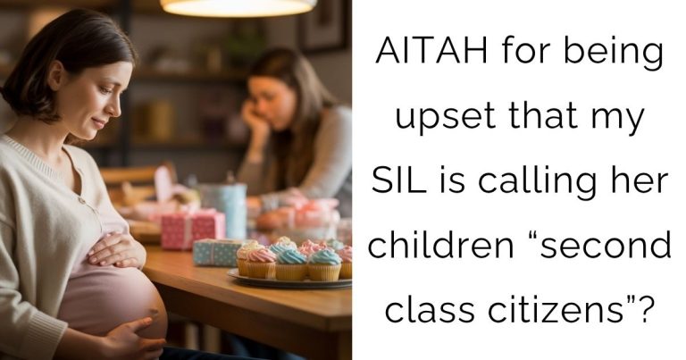 AITAH for being upset that my SIL is calling her children “second class citizens”?