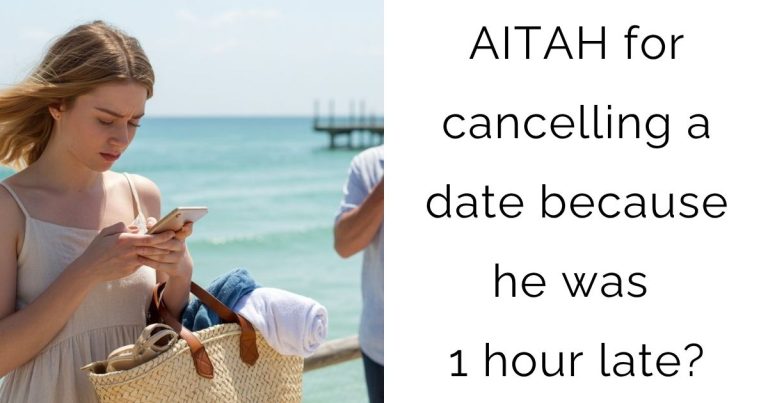 AITAH for cancelling a date because he was 1 hour late?