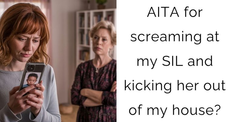 AITA for screaming at my SIL and kicking her out of my house?