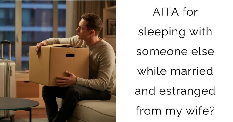 AITA for sleeping with someone else while married and estranged from my wife?