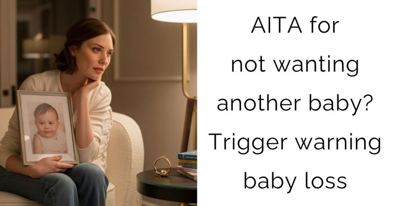 AITA for not wanting another baby? Trigger warning baby loss