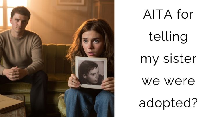 AITA for telling my sister we were adopted?