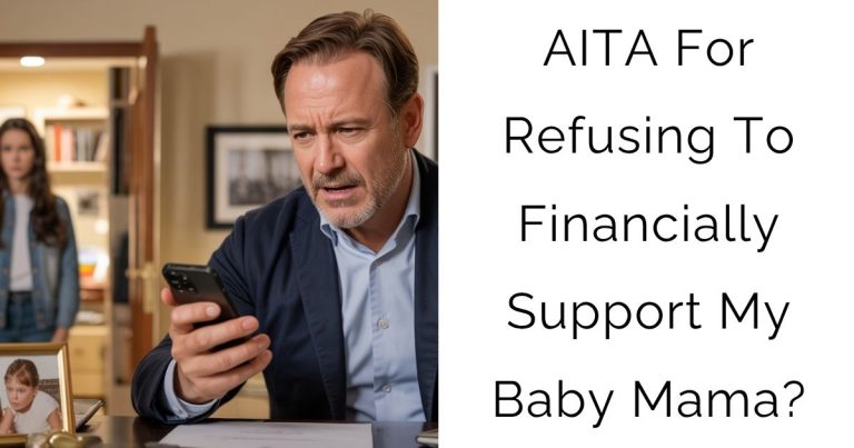 AITA For Refusing To Financially Support My Baby Mama?