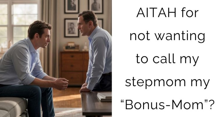 AITAH for not wanting to call my stepmom my “Bonus-Mom”?